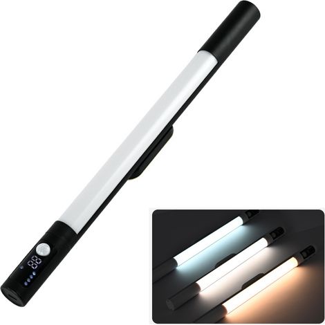 Éclairage LED sous armoire, lumière rechargeable, éclairage 3 tons, Noir avec détecteur de mouvement, applique murale – angle réglable – 1200 mAh (1/5)