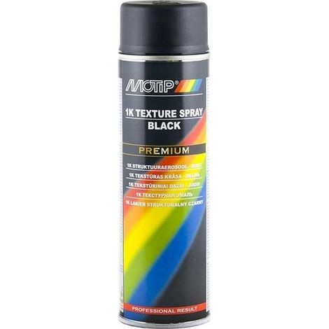 VERNIS STRUCTUREL POUR PLASTIQUE NOIR Motip 004123 500 ml