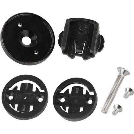 Fahrradvorbau-Kappe mit Stoppuhr-Adapter, schwarz (1/5)