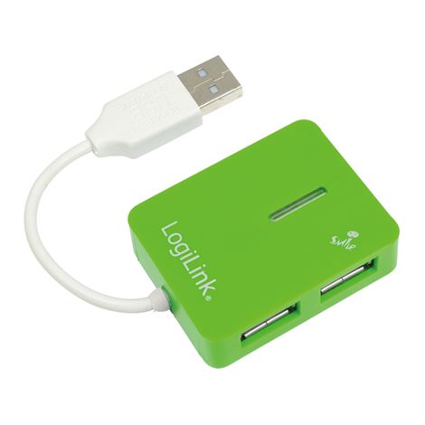 LogiLink Smile Hub USB 2.0 4 ports Hub 4 ports USB 1.1, USB 2.0 (1/2)