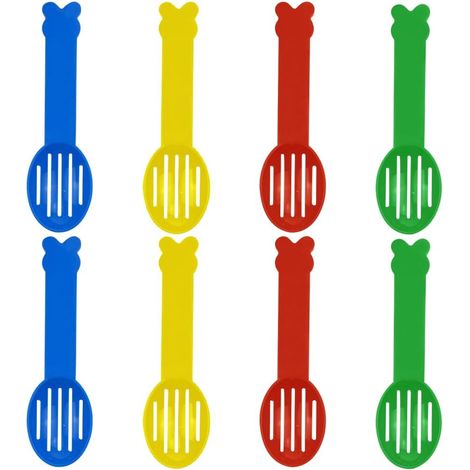 8 Pieces Mini Hamster Cage Cleaning Scoop Durable and Sturdy Lightweight Litter Scoop Pet Poop for Small Animals Chinchillas Hedgehogs Cavy Cage (1/5)