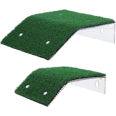 Rampe de Sauvetage pour Animaux de Piscine Base Antidérapante et 2 Ventouses, Lot de 2 Rampes, Plateforme d'Évacuation Extérieure pour Petits Animaux, Usage en Été (1/5)