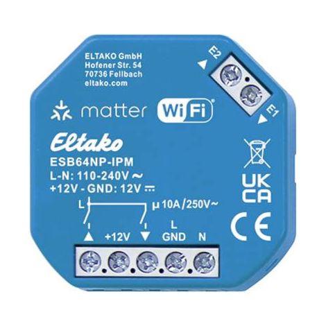 Actuador casa conectada Eltako esb64np-ipm 2000 W Wi-Fi