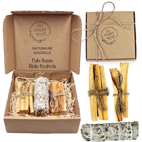 Happy Mind Palo Santo 50g + Weißer Salbei Set (1/5)