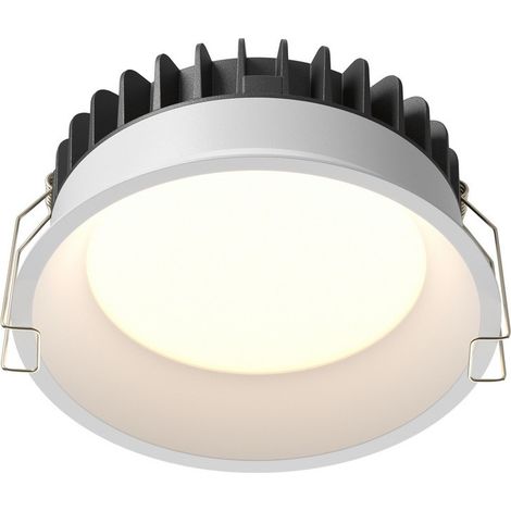 Maytoni Okno Faretto da incasso rotondo da 12 cm bianco IP44 (1/2)