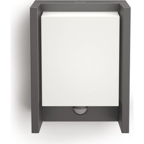 Philips Arbour Wandleuchte Außen mit Sensor (Anthrazit) - 3.8 W - Ultra Efficient (1/3)