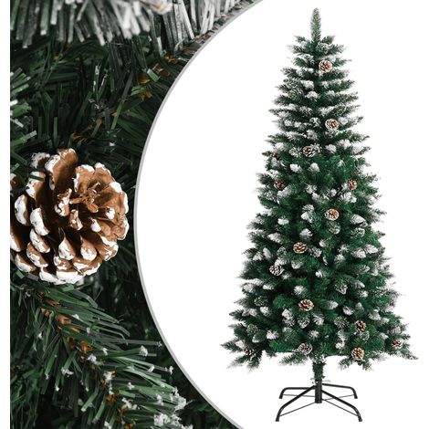 Künstlicher Weihnachtsbaum mit Ständer Grün 120 cm PVC