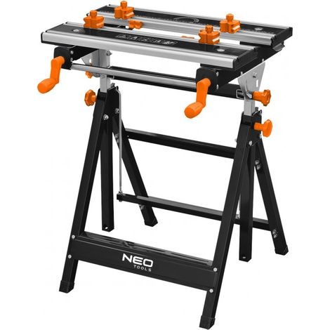 Banco de trabajo ajustable de aluminio de 60 x 58 x 77-107 cm. (1/5)