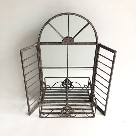 57cm Garden Planter - Metal - L14 x W47 x H57 cm