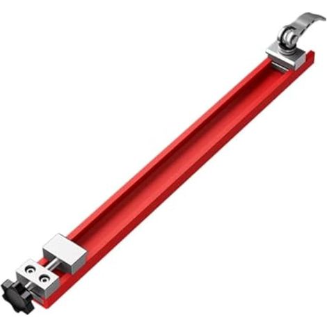Rail de Guidage pour Scie Circulaire, 0-300mm Support de Coupe Réglable avec Base de Serrage, pour l'Artisanat du Bois, la Menuiserie et les Projets de Construction (360mm) (1/5)