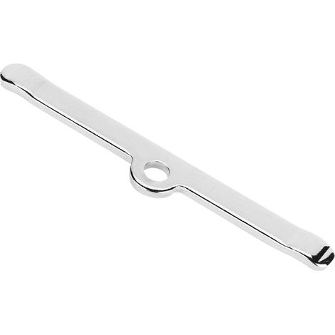 Satz mit 8 verchromten 4 3/4-Zoll-Halterungen für Zylinderkopfdeckel von Chevrolet 283, 305, 327 und 350