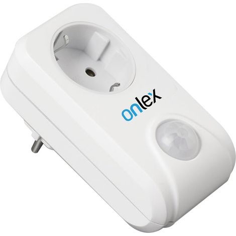 Adattatore 230v sensore crepuscolare + movimento onlex
