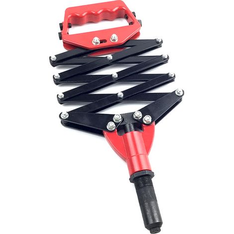 Alicates para remaches pop con 5 puntas: adecuados para remaches de aluminio y acero inoxidable de 3,2 a 6,4 mm. Alicates profesionales para remaches pop de un solo tirón: remachado rápido. (1/5)