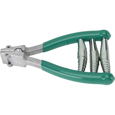 Pince de cordage professionnelle à 3 ressorts en acier pour raquette de tennis et de badminton (verte) (1/5)