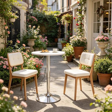 Tavolo da pranzo elegante,Tavolino da caffè,Tavolo da bar rotondo,Tavolo laterale (solo con tavolo da pranzo) (1/5)
