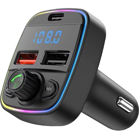 P11 Bluetooth-Freisprecheinrichtung mit MP3-Player, FM-Transmitter, QC3.0 Bluetooth-Schnellladefunktion – P10 (ohne Akku) (1/3)