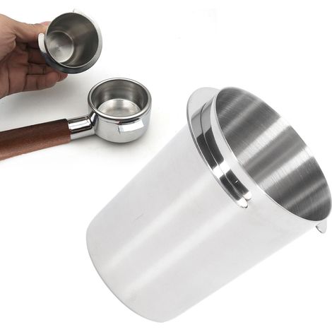 Doseur à café pour machine à café, porte-filtre pour machine à café, 58 mm, argent. (1/5)