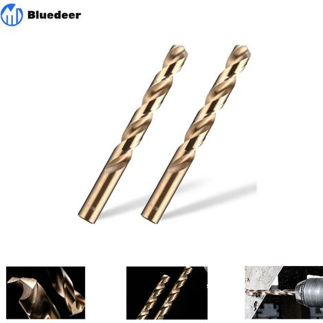 Lot de 2 forets à cobalt M35 métrique pour métal dur, acier inoxydable, fonte 12 mm (1/5)