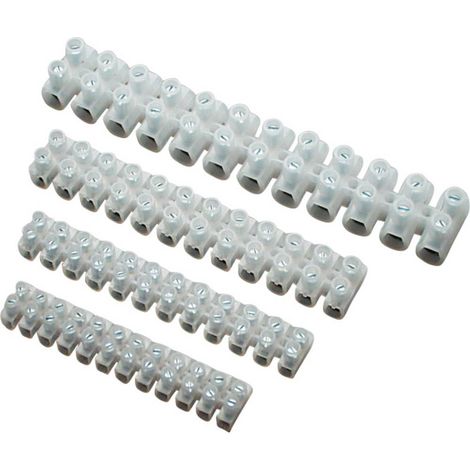 BKL Electronic 073400/10 Morsetto mammut flessibile: - rigido: 4-4 mm² Numero Poli (num): 12 10 pz. Bianco