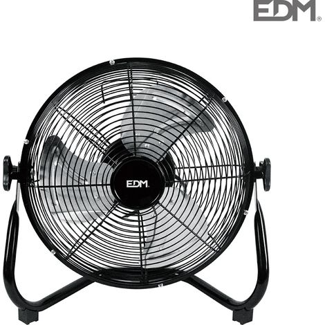 Industrie-Bodenventilator Farbe Schwarz, Leistung 45 W, Flügel ø30 x 41 cm, EDM