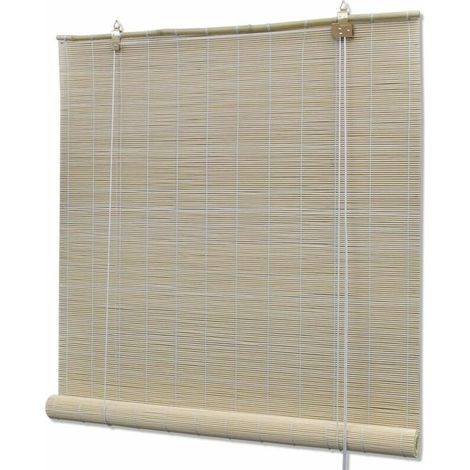 Store Roulant En Bambou 80 X 220 Cm Naturel (1/5)