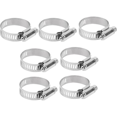 100 colliers de serrage en acier inoxydable, 18-32 mm, colliers de serrage transversaux, 10 mm de large (1/5)
