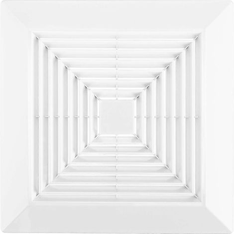 Les grilles de ventilation carrées conviennent aux ventilateurs de plafond de salle de bain et garantissent leur performance.