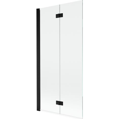 Mexen Mist pare-douche 2 battants gauche 90 x 150 cm, transparent, noir - 8A9-090-002-70-00-L (1/5)