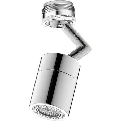 Aeratore su giunto sferico, orientabile a 720°, 6L / minuto, maschio 24 x 100, "ZIG ZAG".