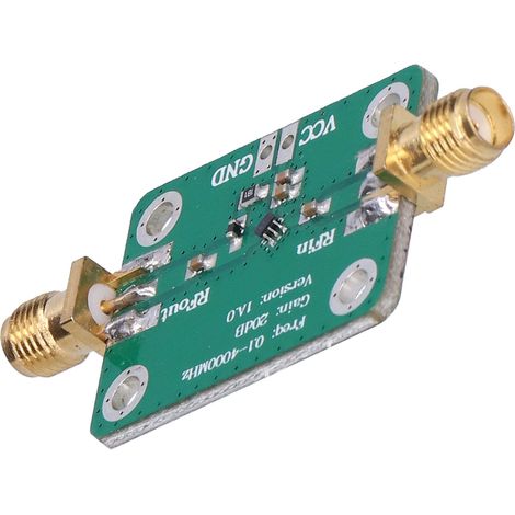Module d'amplification large bande RF 1-0,1-4000 MHz à faible consommation (1/5)