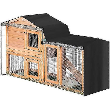 Housse pour clapier à lapin 210d, housse thermique durable pour cage d'animal de compagnie 2025 (1/5)