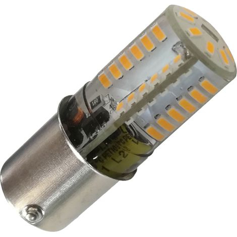 Ba15s 3000K Bremslichtbirne, ultrahelle 12V Bay15d LED, fahrzeugkompatibel, intensives rotes Licht, direkter Ersatz. (1/5)