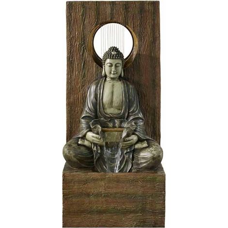 Halo Buddha Water Feature - L56 x W69 x H152 cm