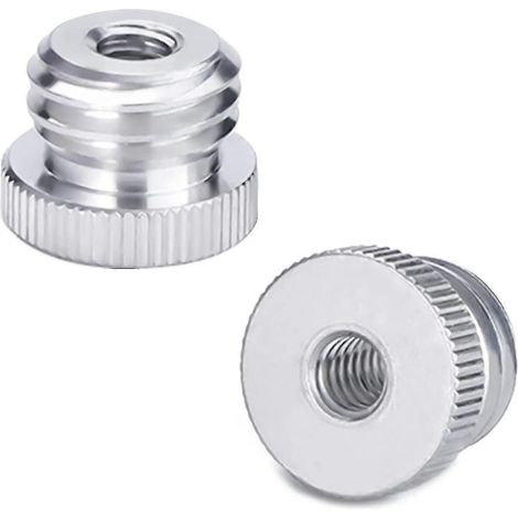 Adaptateur fileté 1/4"-20 vers 5/8"-11 pour niveau laser Bosch et trépied Jskee (1/3)