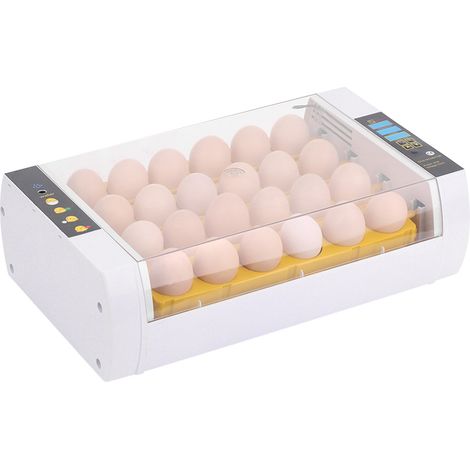 Incubateur D'Oeufs Automatique 24 Œufs Avec Retournement Et Écran Numérique Pour Poule Canard Caille (1/5)