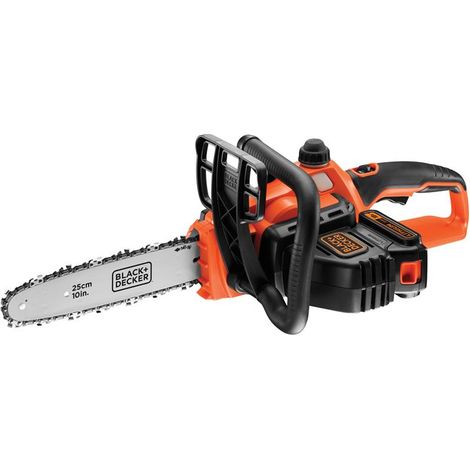 BLACK + DECKER GKC1825L20-GB GKC1825L20 Cordless Chainsaw 25cm Bar 18V 1 x 2.0Ah Li-ion B/DGKC1825L2 (1/5)