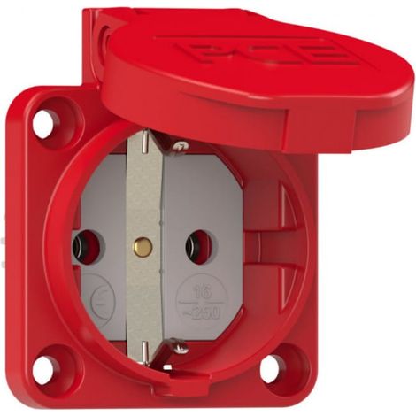 Toma de corriente para panel 16A 2P+Z 230V IP44 P-Nova+“ 1050-0rs