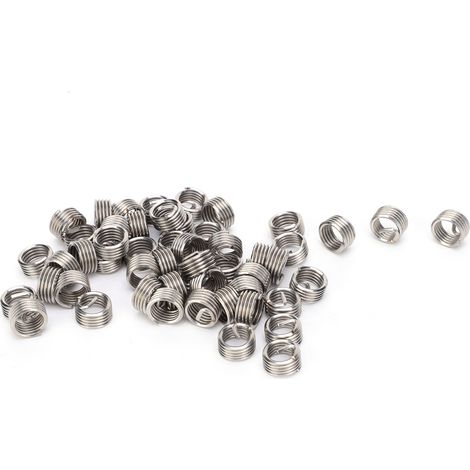 Packung mit 10 M18x1,5x1D Gewindeeinsätzen, Stahl-Schraubbuchsen, Aufweitgewinde-Umrüstwerkzeug für Reparaturen, metrische Steigung. (1/5)