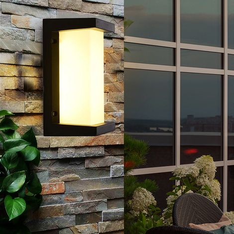 LED Wandleuchte Außen Wandlampe Balkon Licht Terrassen Beleuchtung Wasserdicht