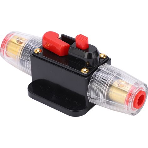 Porte-fusible phénolique 30A pour système audio voiture, en cuivre rouge haute conductivité