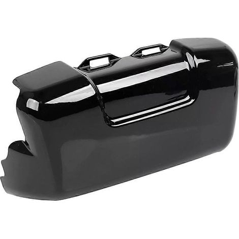 Cache-pompe à eau noir brillant compatible avec Harley TRI GLIDE ULTRA FLHTCUTG 2017-2023 (1/5)