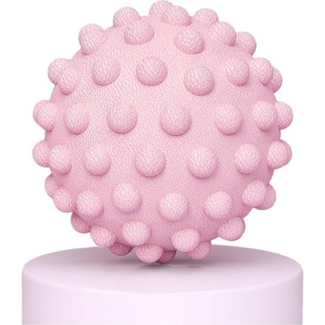 Boule de massage texturée rose, pour trigger points, récupération musculaire et réduction de la cellulite (1/3)