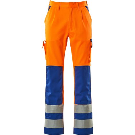 Mascot SAFE COMPETE Warnschutzhose Olinda Gr. 52 orange/kornblau