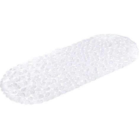 1 Tapis de bain antidérapant 99x39 cm PVC 162 ventouses transparent sécurité enfant adulte baignoire