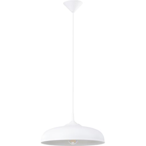 Sollux Gina 38cm Kuppel-Pendelleuchte, weiß (1/5)