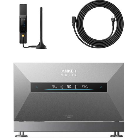 Kit Anker SOLIX Solarbank Max AC avec base et Smart Meter monophasé (1/5)