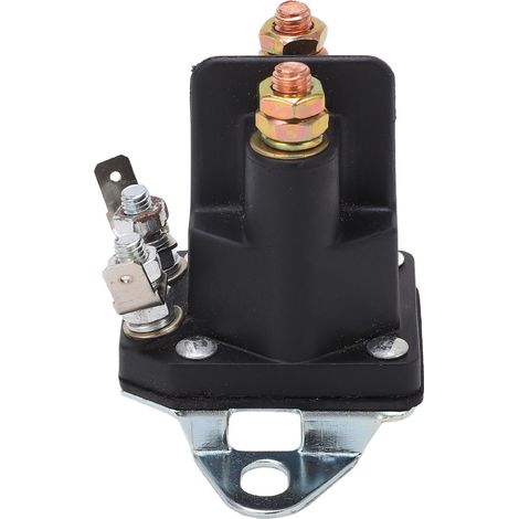 Relais de démarreur 12V pour tondeuse, remplacement automobile, boîtier ABS, bobine en cuivre (1/5)