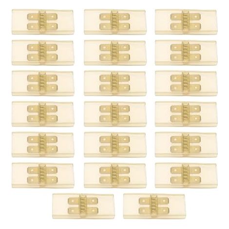 20 Sets 6.3mm Blade Terminals with Insulated Sleeves Two 6.3mm Male Blade Terminals in Line Electrical Accessories 52x21x7mm (1/5)