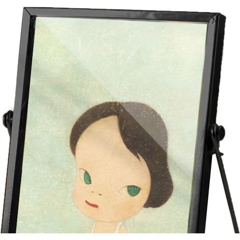 Cadre photo acrylique transparent imperméable, tableau décoratif mural avec motif, bordure noire métallique, décoration maison bureau, cadeau, 14,5x19,5 cm CBS1071 (1/4)