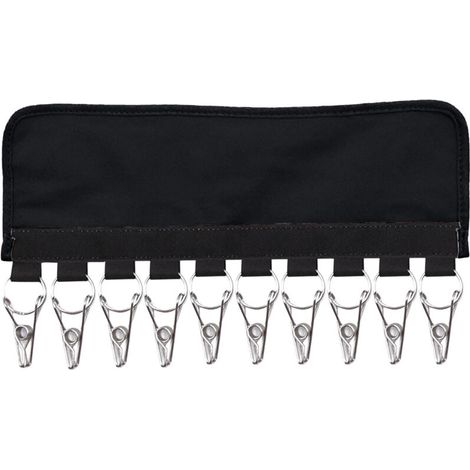 Porte Casquette, Organisateur Casquette, Organisateur Casquette Mural, Cintres pour Organisateur de Casquettes, Baseball Rack Stockage, pour Aux Chapeaux, Echarpes, 10 Clips (Noir)